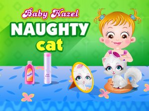 Baby Hazel Naughty Cat Online Game Kids Pet Care