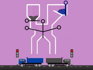 Sand Truck Logic Puzzle Game - Puzzle Game