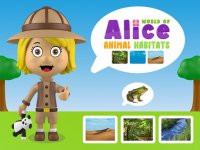 World of Alice Animal Habitat Educational Game - Puzzle Game