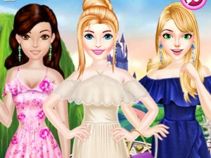 Fashion Off The Shoulder Dress Online Dress Up Game